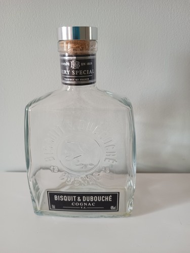 Empty bottle cognac bisquit - empty,