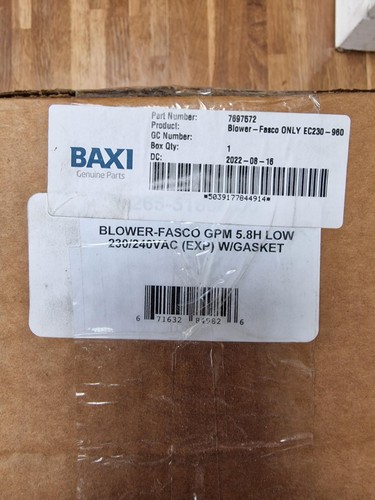 Andrews 7697572 blower fasco - andrews,