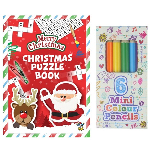 144 christmas puzzle book - christmas,