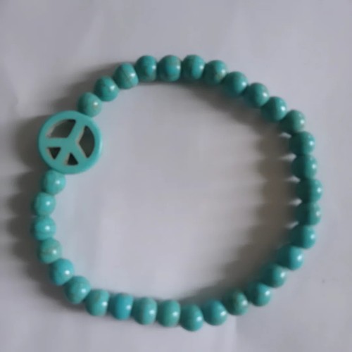 Carved turquoise bracelet - carved,
