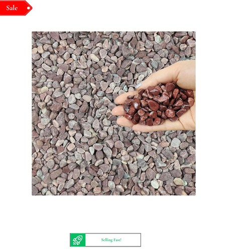 Lbs red pebbles for plants - lbs,