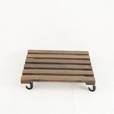 2Pcs Plant Pot Holder Wooden