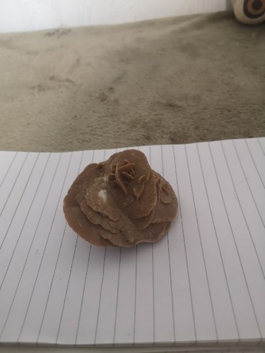 Natural desert rose crystal - natural,