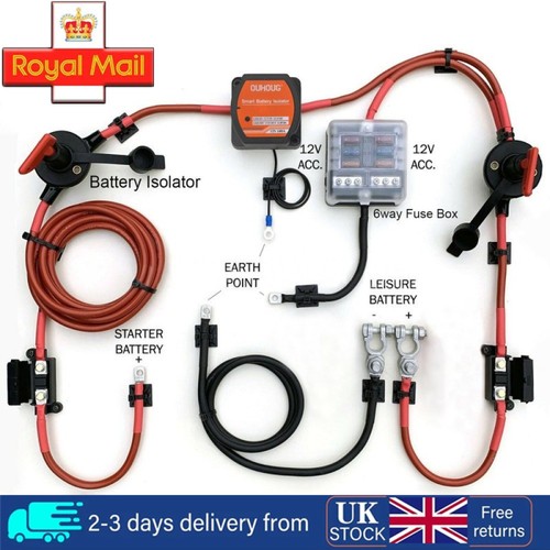 Split charge relay kit starter - kit,