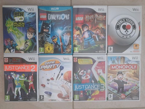 Wii game job lot - wii, u