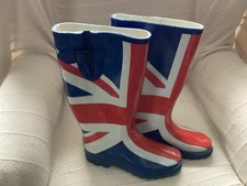 Ladies Union Jack wellington