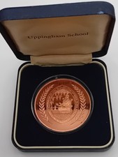 Scarce! Uppingham School Quartercentenary Medal 1584-1984. Superb Quality.