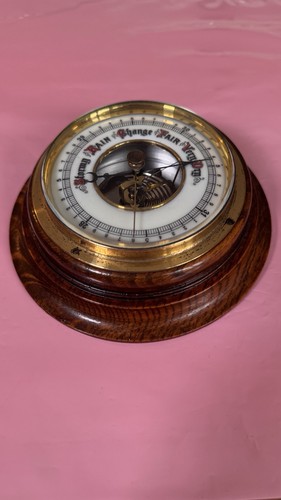 Edwardian aneroid barometer - edwardian,