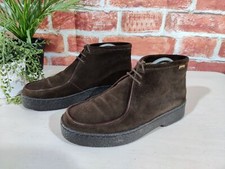 CAMPER BROWN ANKLE BOOTS UK 5.5 EU 39 SUEDE LACE UP CLASSIC CHUKKA MENS CASUAL
