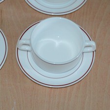 4 Arcopal Soup Bowls and