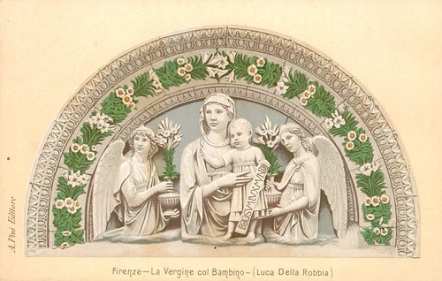 Firenze vergine col - col, bambino