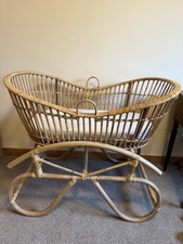 Baby Bassinet Rattan