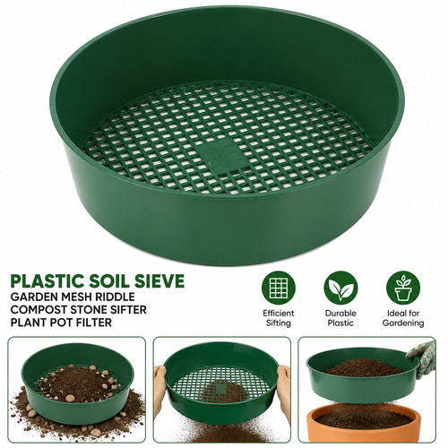 Plastic soil sieve - soil, garden
