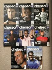 Chelsea FC Official Monthly Magazines x 8 - 2007