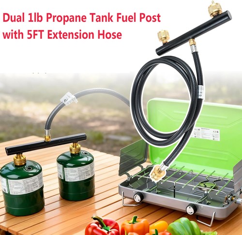 Dual 1lb propane tank - 1lb,
