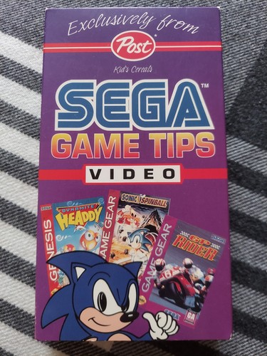 Sega game tips video vhs - game,