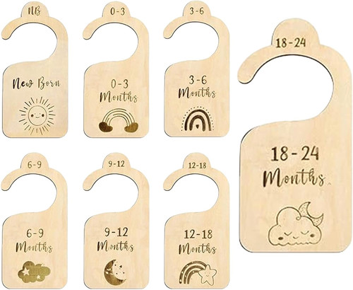 7pcs baby wardrobe dividers - 7pcs,