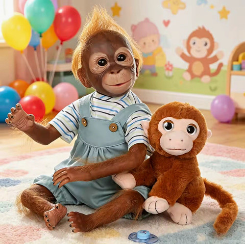 22inch monkey baby doll - 22inch, plush