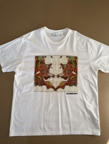Burberry map logo print - burberry,