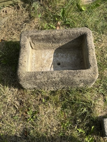 Stone garden sink - stone,