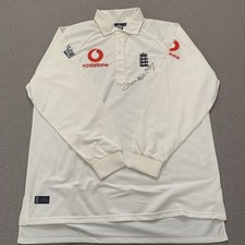 England Cricket Match Worn Freddie Flintoff Shirt Jersey - 2000 Vs Zimbabwe 