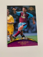 PREMIER GOLD   2001  LUC NILIS ASTON VILLA  CARD No 14
