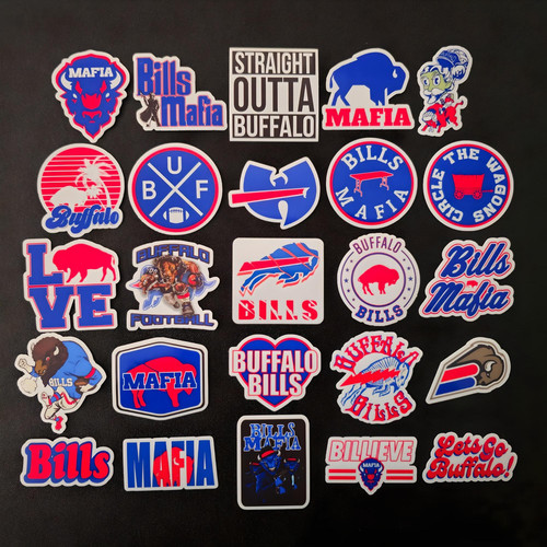 Buffalo football fan vinyl - buffalo,