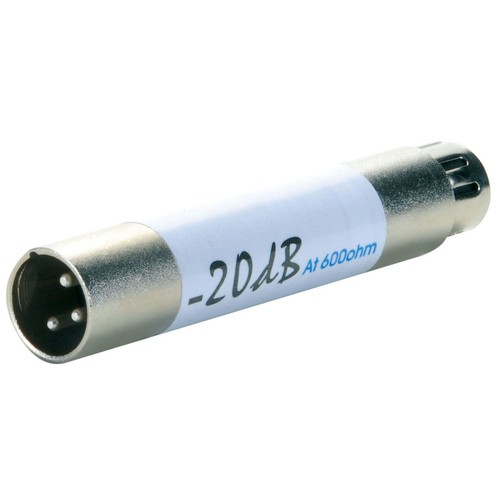 Inline xlr attenuator - xlr, pad