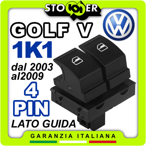 Golf 4pin front glass - v,