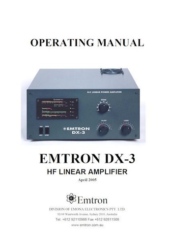 Emtron hf linear - emtron,
