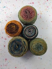 Handspun Gradient Yarn Cakes 447g  4ply/Sport Weight Knitting Spinning