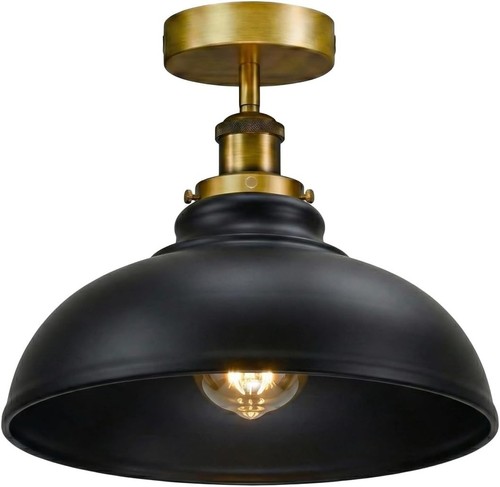 Industrial semi flush ceiling - industrial,