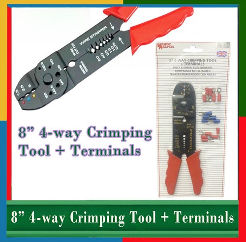 Crimping tool cable - crimping, cutter