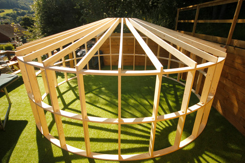 Yurt pod frame - frame, |