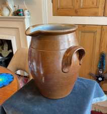 Large Vintage Glazed Stoneware