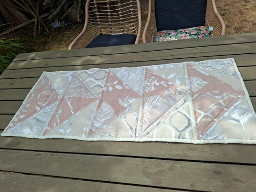 Pink beige patchwork single - patchwork,