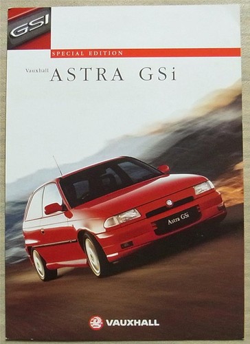 Vauxhall astra gsi - astra, special