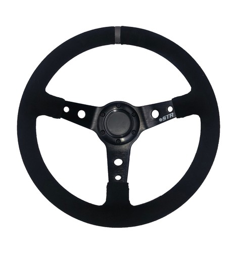 Steering wheel dished - wheel, with