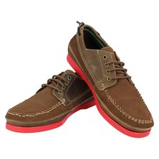 Mens Nicholas Deakins Ex-Display Brown Suede/Leather  Shoes: Gibson