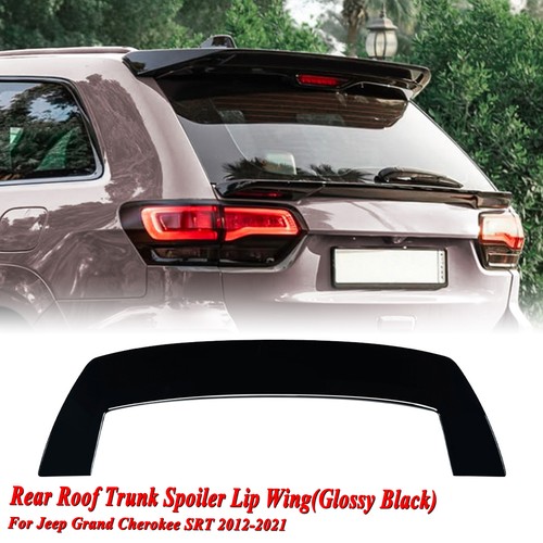 Gloss black rear trunk spoiler - trunk,