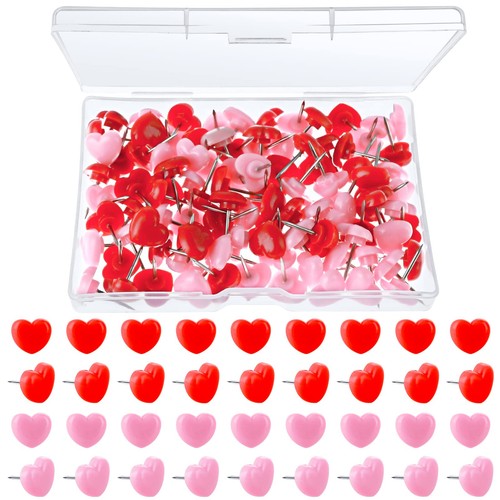 Ouligay 100pcs heart push - ouligay, pins