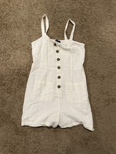 Primark White Romper With