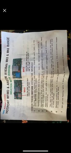 Hotpoint washing machine - machine, part