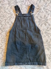 Topshop Denim Dungaree Dress