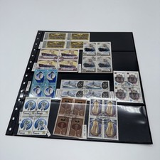 1980’s Selection of Russian Stamps On Front And Reverse of Display Sheet 