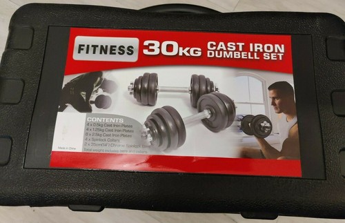 New 30kg cast iron - cast, dumbbell
