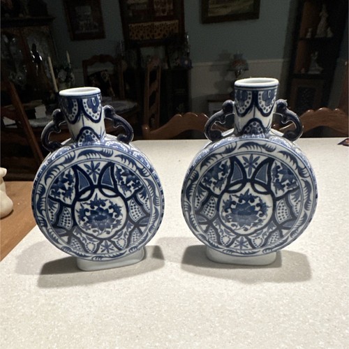 Pair blue and white chinese - white,