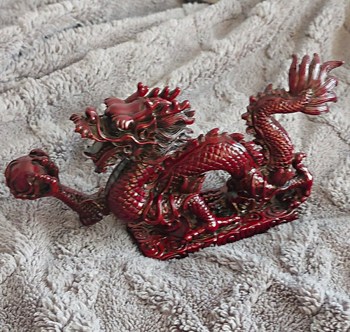 Red chinese shenlong dragon - shenlong,