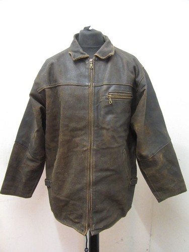 Vintage raw hide leather - hide,
