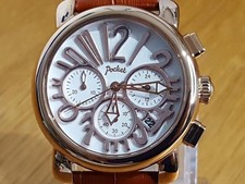 Mens Ladies Brown Leather Rose
